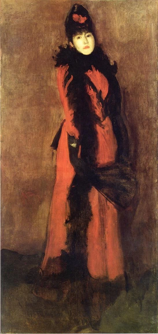 Ames McNeill Whistler - Rosso e nero, il ventaglio